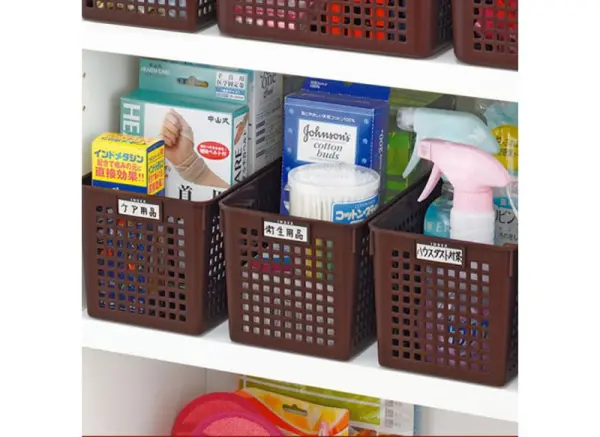 Phân loại vật dụng trong nhà vào các rổ